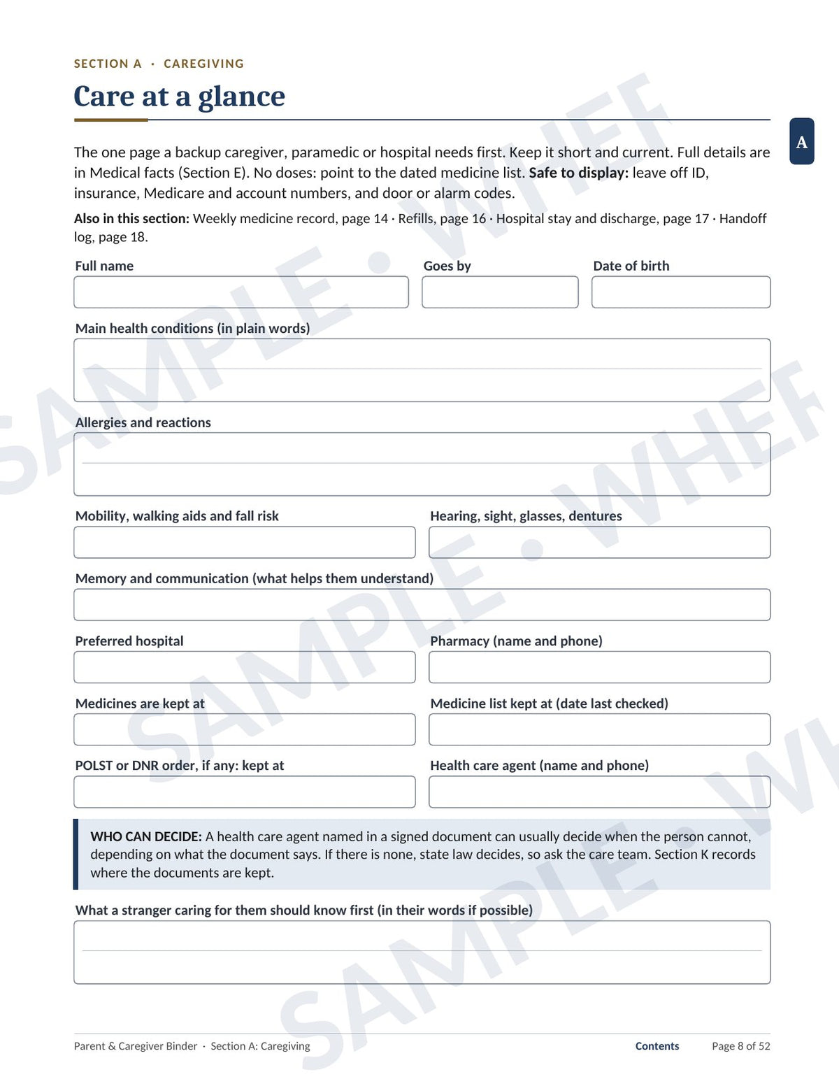 The Parent & Caregiver Binder